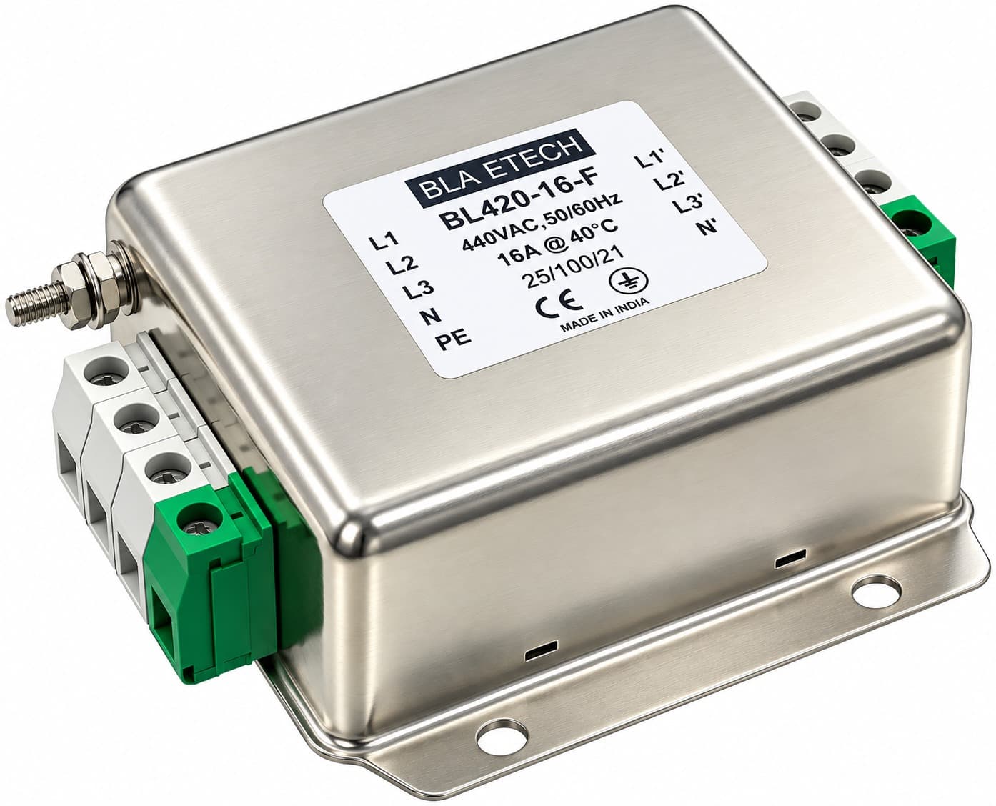 BL 420 Three Phase Neutral EMI Filter