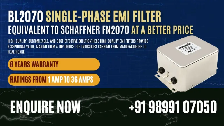 BL2070 Single-Phase EMI Filter: Equivalent to Schaffner FN2070 at a Better Price